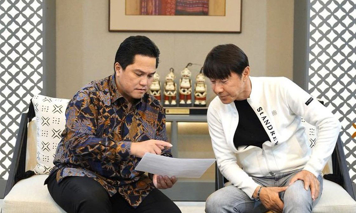 LĐBĐ Indonesia từ chối mời HLV Shin Tae-yong trở lại- Ảnh 1. LĐBĐ Indonesia từ chối mời HLV Shin Tae-yong trở lại- Ảnh 1.
