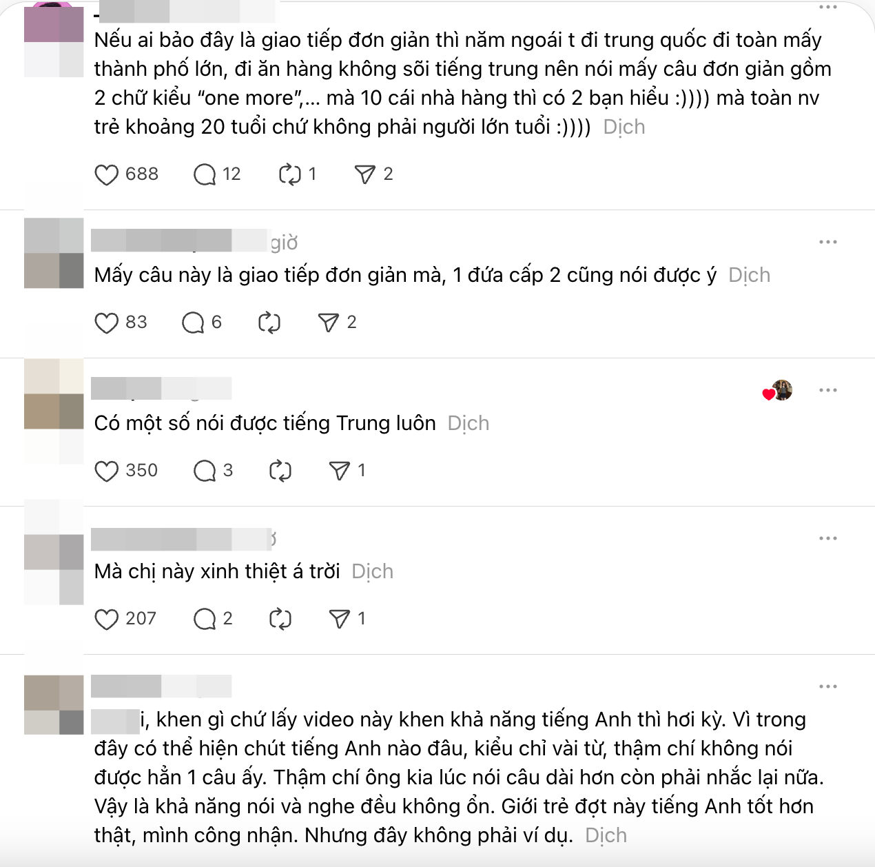 Màn nói tiếng Anh của 1 nàng thơ với khách Trung Quốc bỗng bị "mổ xẻ"- Ảnh 3. Màn nói tiếng Anh của 1 nàng thơ với khách Trung Quốc bỗng bị "mổ xẻ"- Ảnh 3.