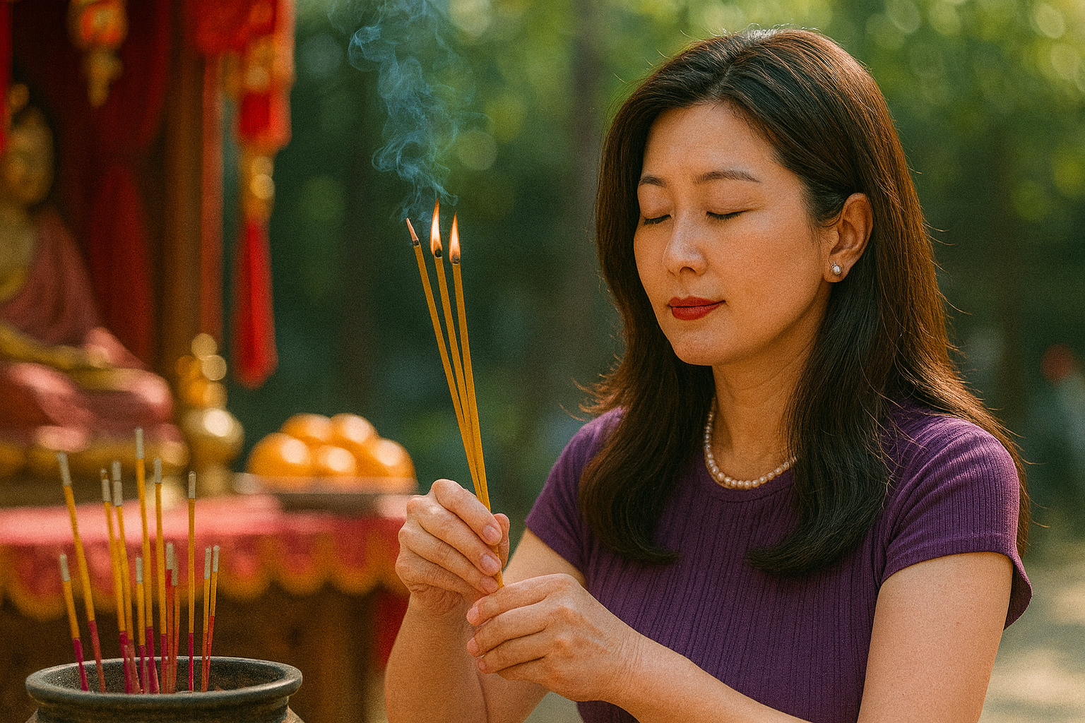 3 thời điểm nên thắp hương trong ngày- Ảnh 2. 3 thời điểm nên thắp hương trong ngày- Ảnh 2.