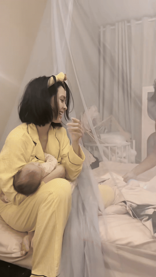 Chồng Quỳnh Lương gầy đến mức "da bọc xương"- Ảnh 1.