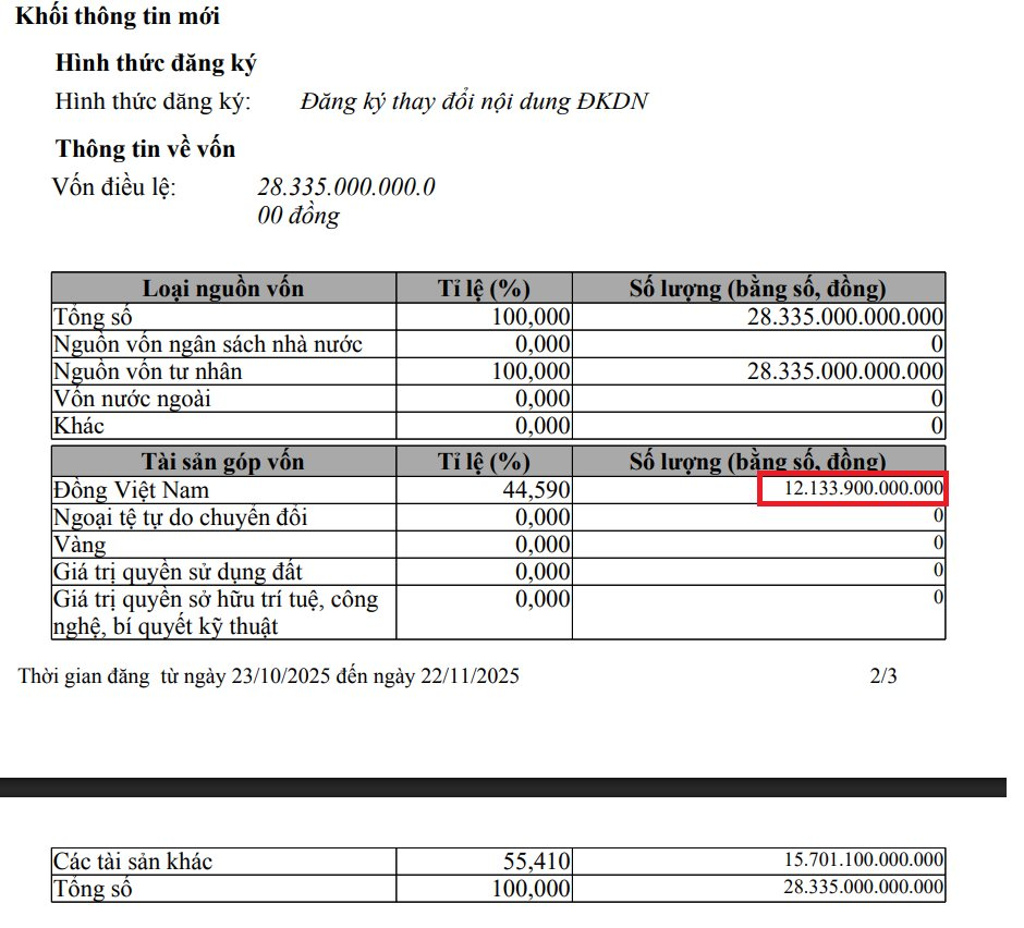 VinEnergo nâng vốn điều lệ lên hơn 28.000 tỷ đồng, hơn một nửa là "tài sản khác"- Ảnh 2. VinEnergo nâng vốn điều lệ lên hơn 28.000 tỷ đồng, hơn một nửa là "tài sản khác"- Ảnh 2.