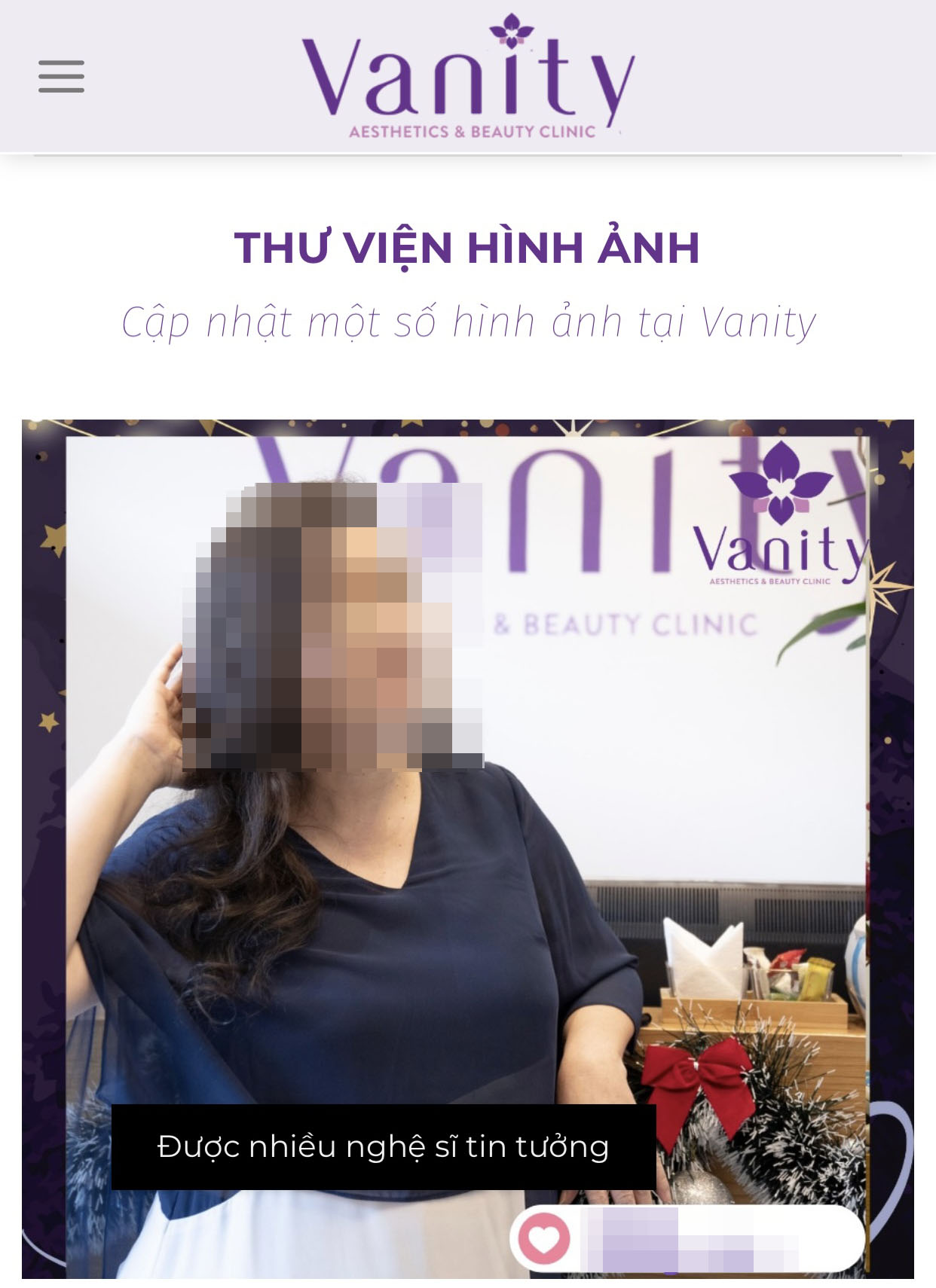 Liên quan điều tra "Góc khuất "công nghệ" thẩm mỹ": Website Phòng khám Vanity đột ngột “bảo trì”- Ảnh 3. Liên quan điều tra "Góc khuất "công nghệ" thẩm mỹ": Website Phòng khám Vanity đột ngột “bảo trì”- Ảnh 3.