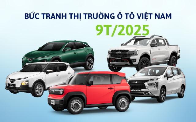 Bức tranh thị trường &ocirc; t&ocirc; Việt Nam sau 9T/2025: VinFast dẫn đầu l&agrave;n s&oacute;ng xe điện, xe gầm cao vẫn &lsquo;l&agrave;m vua&rsquo; doanh số- Ảnh 1.