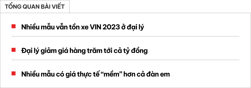 Loạt xe phải xả hàng VIN cũ, giảm giá ‘kịch sàn’ tại Việt Nam: Có mẫu giảm cả tỷ đồng, rẻ hơn cả phân khúc dưới- Ảnh 1. Loạt xe phải xả hàng VIN cũ, giảm giá ‘kịch sàn’ tại Việt Nam: Có mẫu giảm cả tỷ đồng, rẻ hơn cả phân khúc dưới- Ảnh 1.