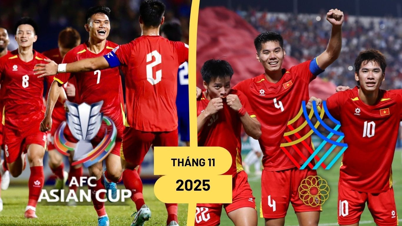 Đội tuyển Việt Nam và U22 Việt Nam hội quân tháng 11, tăng tốc chuẩn bị cho Asian Cup và SEA Games 33- Ảnh 1. Đội tuyển Việt Nam và U22 Việt Nam hội quân tháng 11, tăng tốc chuẩn bị cho Asian Cup và SEA Games 33- Ảnh 1.