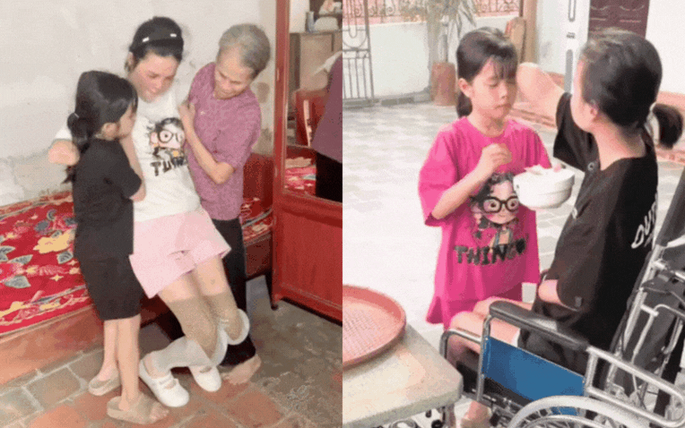 NGA TÍCH CỰC - Kênh Tiktok của mẹ 2 con mất tứ chi sau cơn bạo bệnh: Kiên cường tập luyện với đôi chân "mới", ngày ngày livestream bán hàng nuôi con- Ảnh 1.