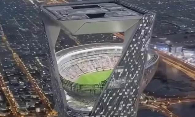 Sân vận động 'đỉnh nóc, kịch trần' theo đúng nghĩa đen có thực sự tồn tại?- Ảnh 1. Sân vận động 'đỉnh nóc, kịch trần' theo đúng nghĩa đen có thực sự tồn tại?- Ảnh 1.