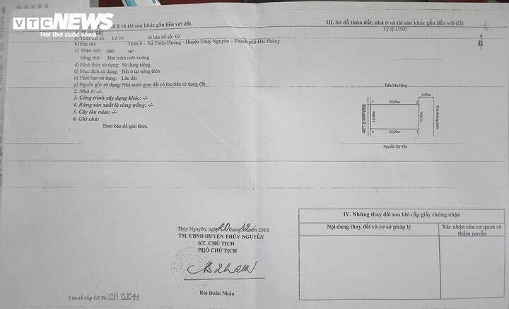 Hy hữu một lô đất cấp 2 sổ đỏ ở Hải Phòng: 'Khổ chủ' xây nhà xong phải bỏ hoang- Ảnh 4.