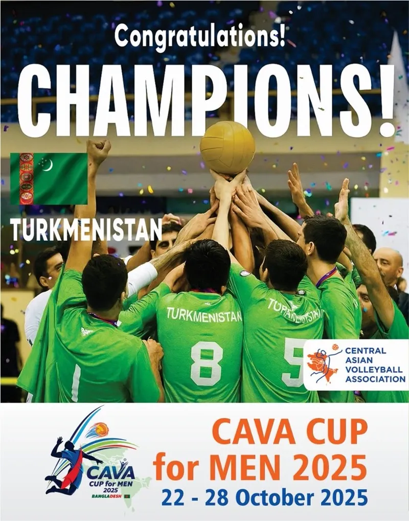 Turkmenistan vươn lên đỉnh cao của bóng chuyền nam Trung Á- Ảnh 2.