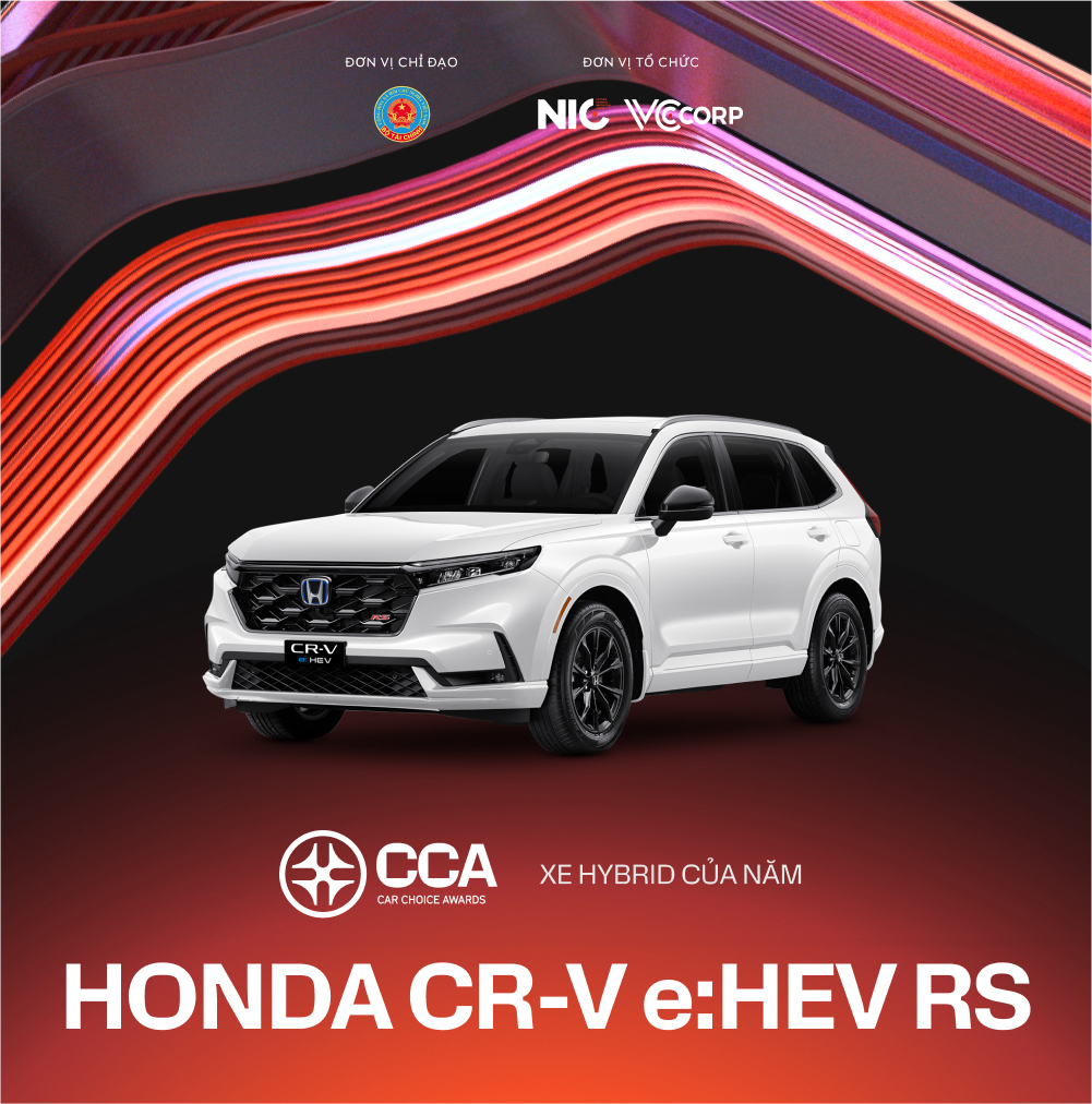 Vượt c&aacute;c xe của Toyota, BYD, Honda CR-V e:HEV RS thắng c&aacute;ch biệt giải &lsquo;Xe hybrid của năm&rsquo;- Ảnh 1.
