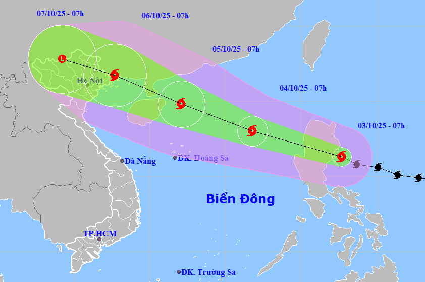 Bão Matmo tăng cấp rất nhanh, cường độ mạnh khi vào vịnh Bắc Bộ- Ảnh 1.