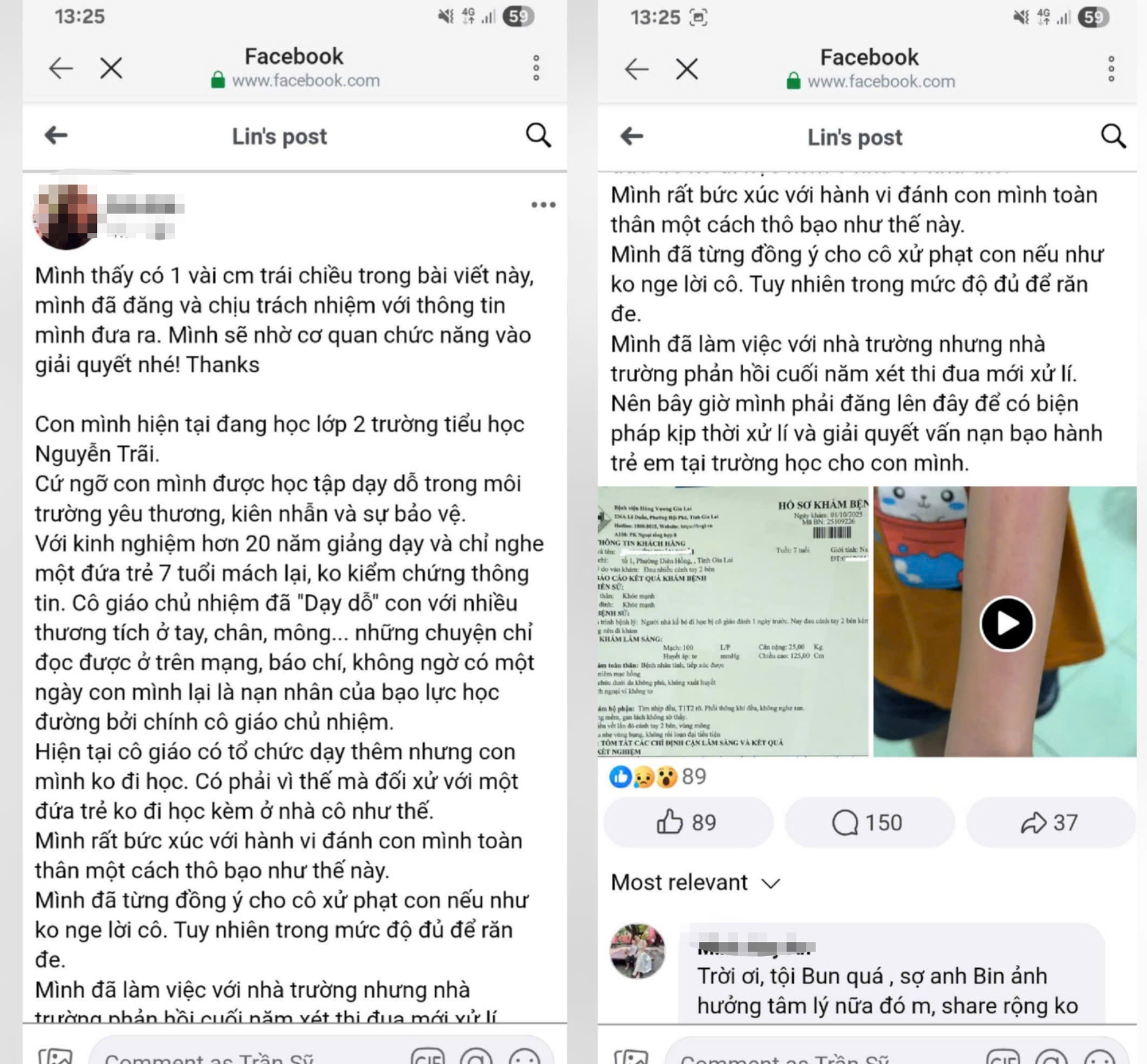 Thông tin cô Thông tin cô