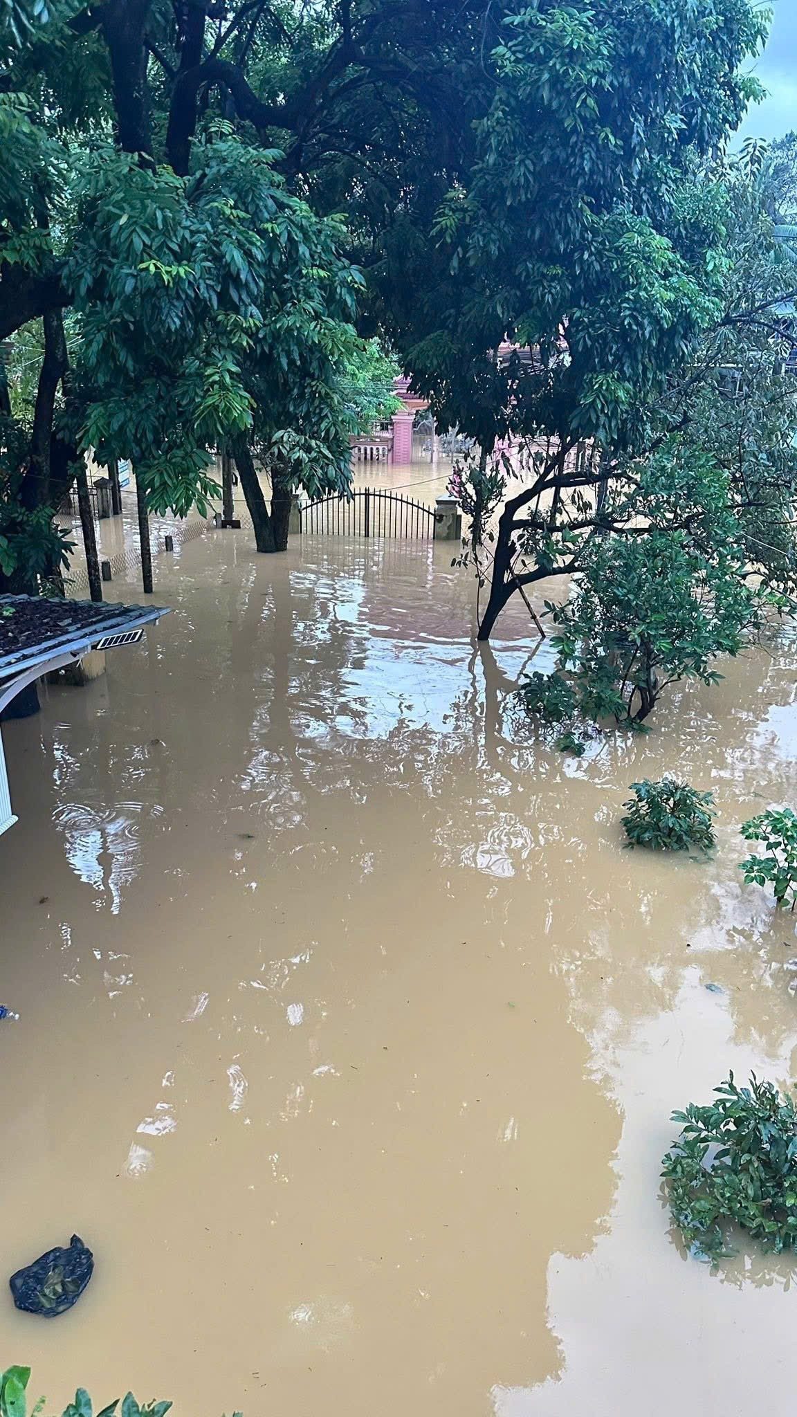 Biệt thự của ca sĩ Long Nhật ở Huế ngập gần hết cổng- Ảnh 1. Biệt thự của ca sĩ Long Nhật ở Huế ngập gần hết cổng- Ảnh 1.