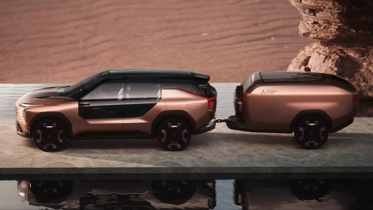 Mitsubishi Pajero Sport sắp lột xác như thế này: Như căn nhà di động, có cả phòng tắm, máy hybrid cắm sạc, có AI- Ảnh 5. Mitsubishi Pajero Sport sắp lột xác như thế này: Như căn nhà di động, có cả phòng tắm, máy hybrid cắm sạc, có AI- Ảnh 5.