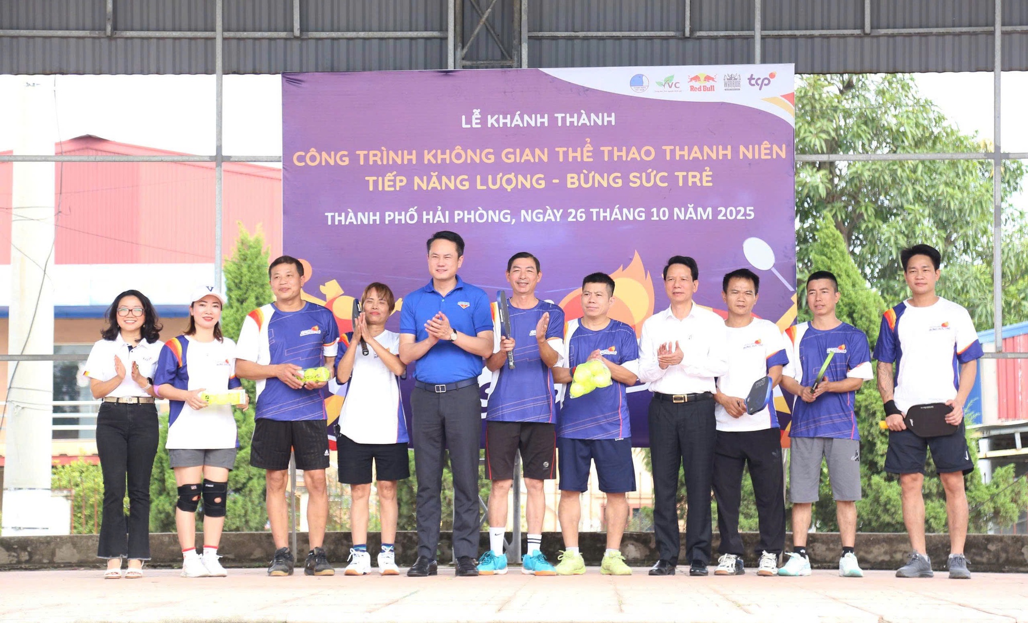 TCP Việt Nam tiếp năng lượng tuổi trẻ qua công trình thể thao mới tại Hải Phòng- Ảnh 1. TCP Việt Nam tiếp năng lượng tuổi trẻ qua công trình thể thao mới tại Hải Phòng- Ảnh 1.