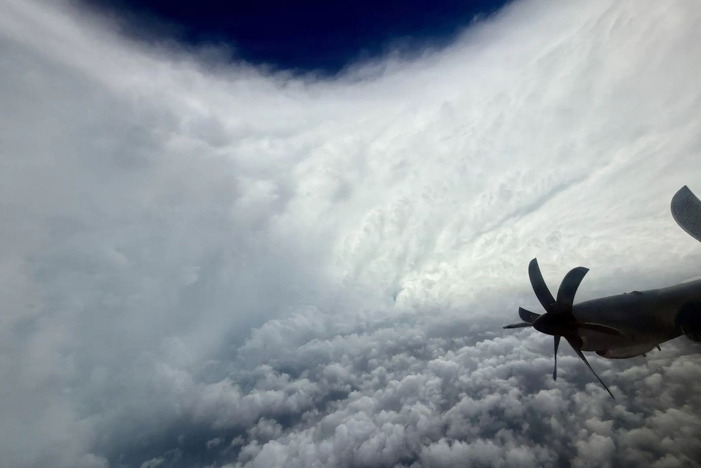 Máy bay bị siêu bão Melissa 'quăng quật' như món đồ chơi- Ảnh 1.