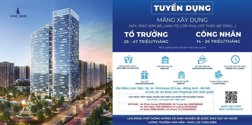 Kỷ lục tuyển dụng: 5 vạn lao động toàn quốc, lương tổ trưởng 47 triệu đồng/tháng - Ảnh 2. Kỷ lục tuyển dụng: 5 vạn lao động toàn quốc, lương tổ trưởng 47 triệu đồng/tháng - Ảnh 2.