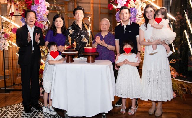 Hai thiếu gia ngh&igrave;n tỷ song ca cực ngọt mừng sinh nhật bầu Hiển, spotlight lại thuộc về &aacute;i nữ nh&agrave; Đỗ Mỹ Linh- Ảnh 4.