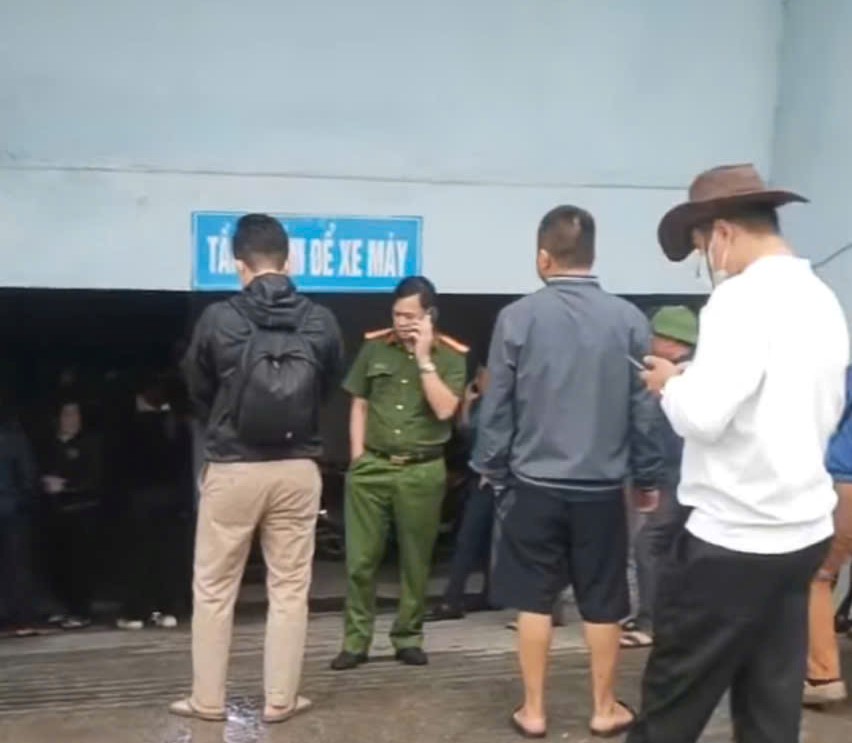 Một bảo vệ tử vong tại tầng hầm chung cư- Ảnh 1. Một bảo vệ tử vong tại tầng hầm chung cư- Ảnh 1.