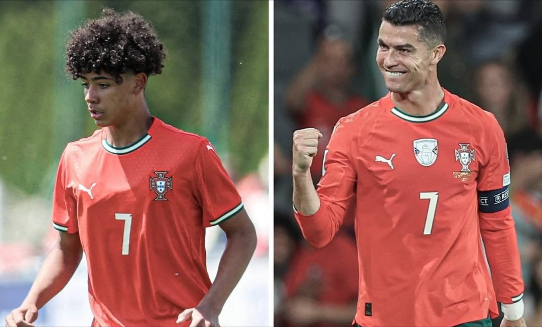 Con trai Ronaldo tiến gần tới giấc mơ chơi bóng cùng cha- Ảnh 1. Con trai Ronaldo tiến gần tới giấc mơ chơi bóng cùng cha- Ảnh 1.