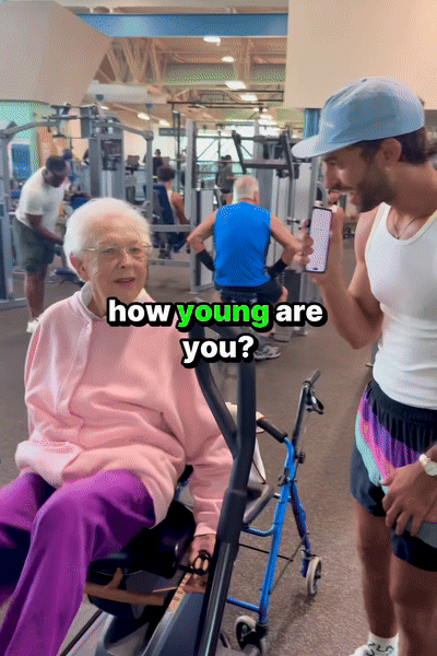 Người phụ nữ 100 tuổi g&acirc;y sốt v&igrave; b&agrave;i tập thể dục tại ph&ograve;ng gym tiết lộ b&iacute; quyết khỏe mạnh, đủ sức đến ph&ograve;ng tập 3 lần/tuần- Ảnh 2.