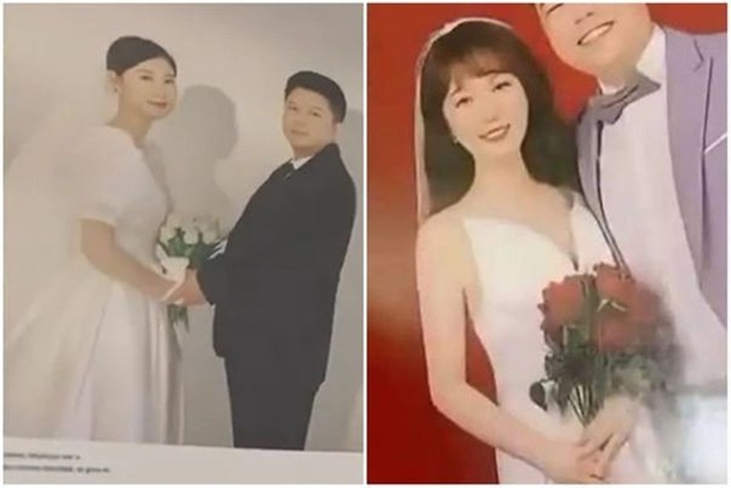 Mở album cưới cho con xem, vợ chồng "t&eacute; ngửa" v&igrave; nh&acirc;n vật ch&iacute;nh kh&ocirc;ng phải m&igrave;nh- Ảnh 1.