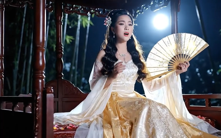 Nhạc sĩ Thái Nguyên ra mắt MV được thực hiện bằng AI và ca sĩ ảo- Ảnh 1. Nhạc sĩ Thái Nguyên ra mắt MV được thực hiện bằng AI và ca sĩ ảo- Ảnh 1.