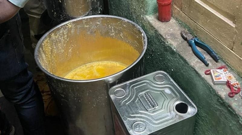 Đột kích 3 kho hàng, công an triệt phá đường dây sản xuất bơ giả từ hóa chất, tịch thu gần 10 tấn sản phẩm kém chất lượng- Ảnh 1.