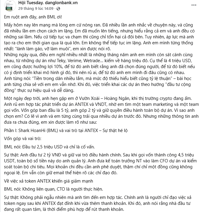 Toàn cảnh vụ lùm xùm liên quan dự án tiền số AntEx của Shark Bình: Bắt đầu từ đâu, ai là nạn nhân?- Ảnh 2.