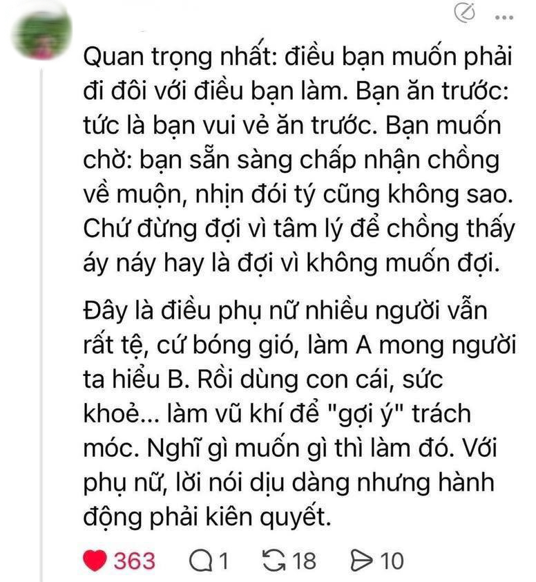 B&agrave; mẹ kể chuyện thương con v&igrave; đợi cơm đến 10h tối m&agrave; bố kh&ocirc;ng về g&acirc;y tranh c&atilde;i: H&atilde;y dạy con chủ động trong cảm x&uacute;c, đừng chờ đợi sự thương hại!- Ảnh 4.