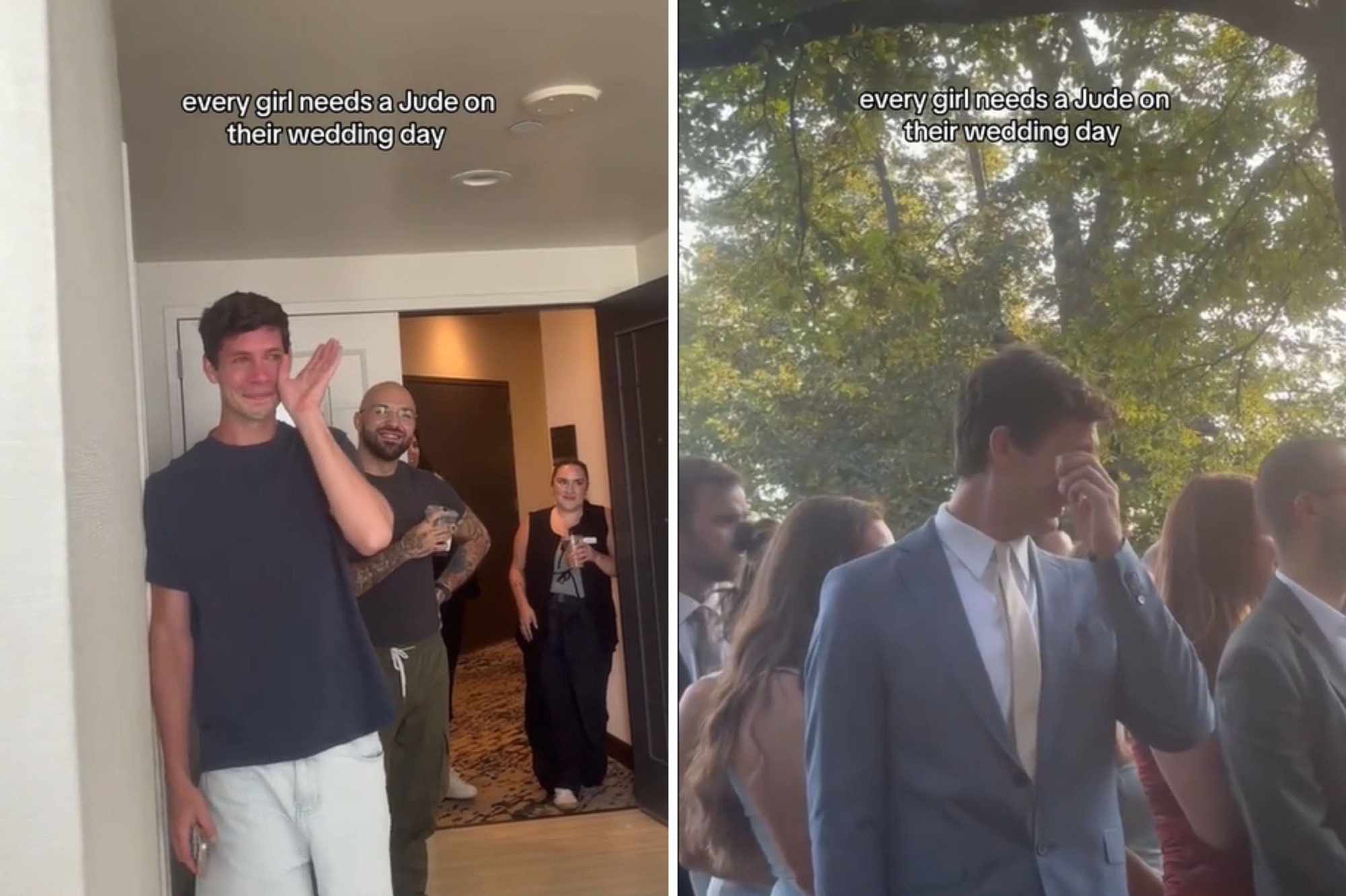 Video bạn thân khác giới của cô dâu khóc không ngừng nghỉ trong đám cưới lan truyền: Lý do không giống như mọi người nghĩ- Ảnh 2.