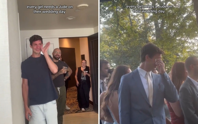 Video bạn thân khác giới của cô dâu khóc không ngừng nghỉ trong đám cưới lan truyền: Lý do không giống như mọi người nghĩ- Ảnh 1.