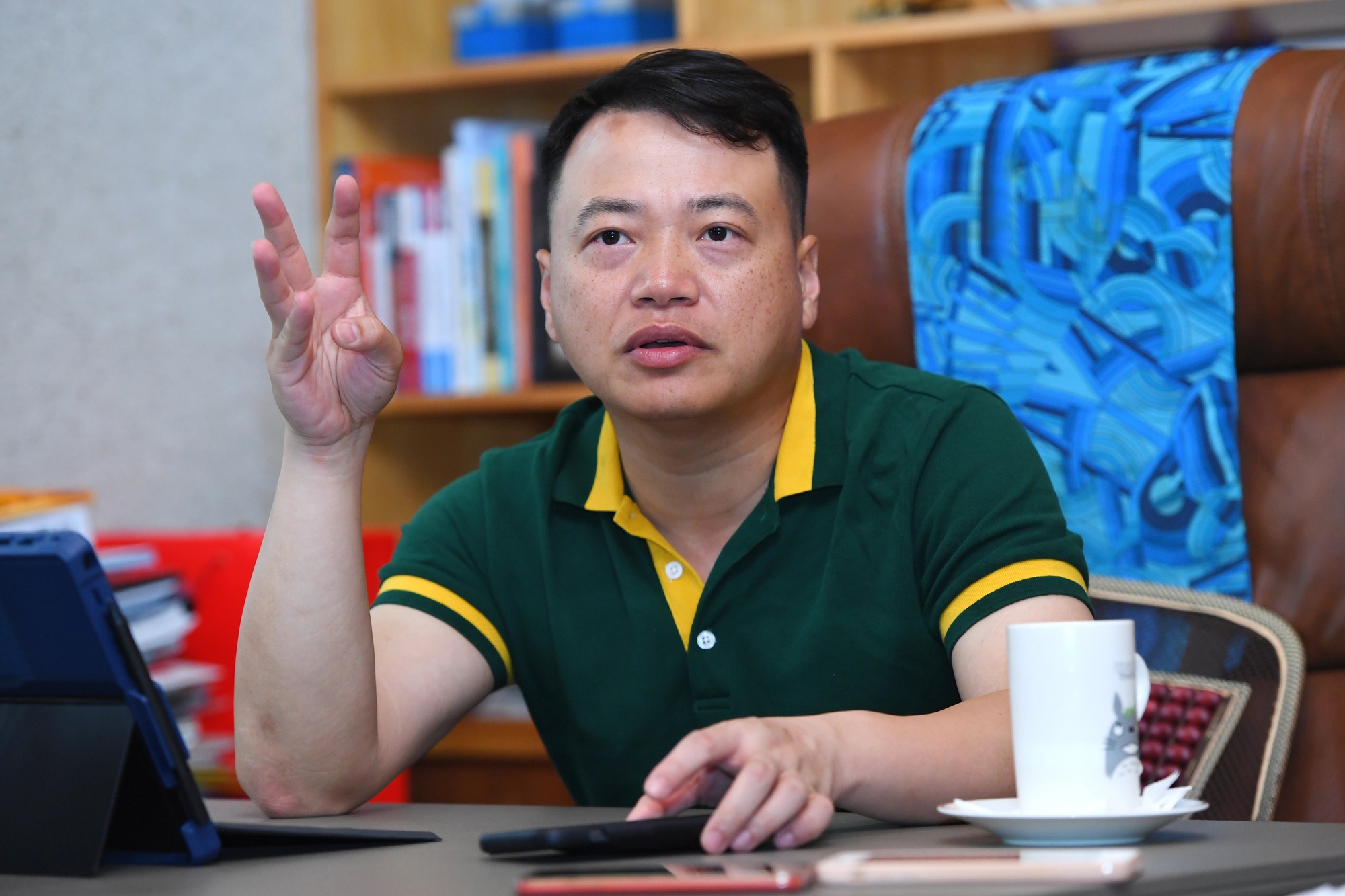 C&ocirc;ng an H&agrave; Nội đang l&agrave;m việc với Shark B&igrave;nh- Ảnh 1.