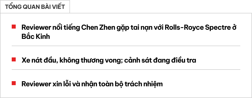 Reviewer &ocirc; t&ocirc; nổi tiếng đ&acirc;m n&aacute;t đầu Rolls-Royce Spectre quy đổi 26 tỷ đồng, CĐM b&oacute;c t&aacute;ch nguy&ecirc;n nh&acirc;n, đưa ra nhiều &yacute; kiến tr&aacute;i chiều- Ảnh 1.