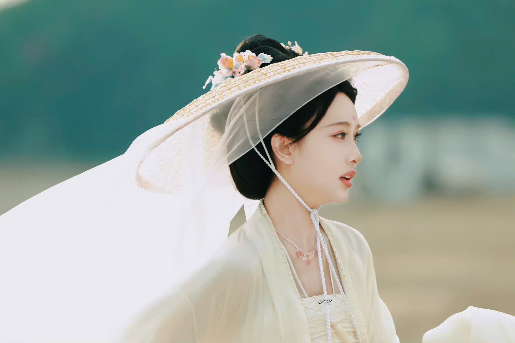 Nơi nào có mỹ nhân này nơi đó là thắng cảnh nhân gian: Nhan sắc như bước ra từ tranh cổ, đến cả gió cũng nâng niu- Ảnh 1.