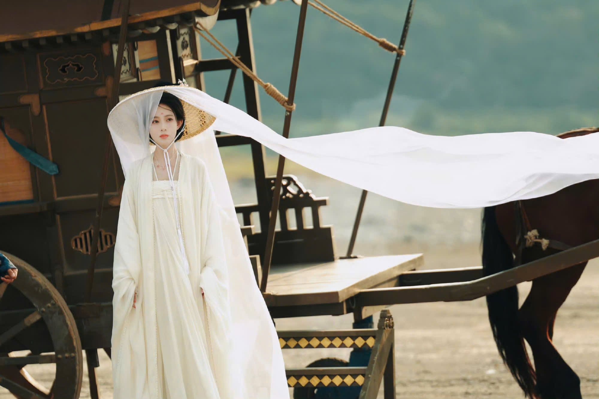 Nơi nào có mỹ nhân này nơi đó là thắng cảnh nhân gian: Nhan sắc như bước ra từ tranh cổ, đến cả gió cũng nâng niu- Ảnh 6.