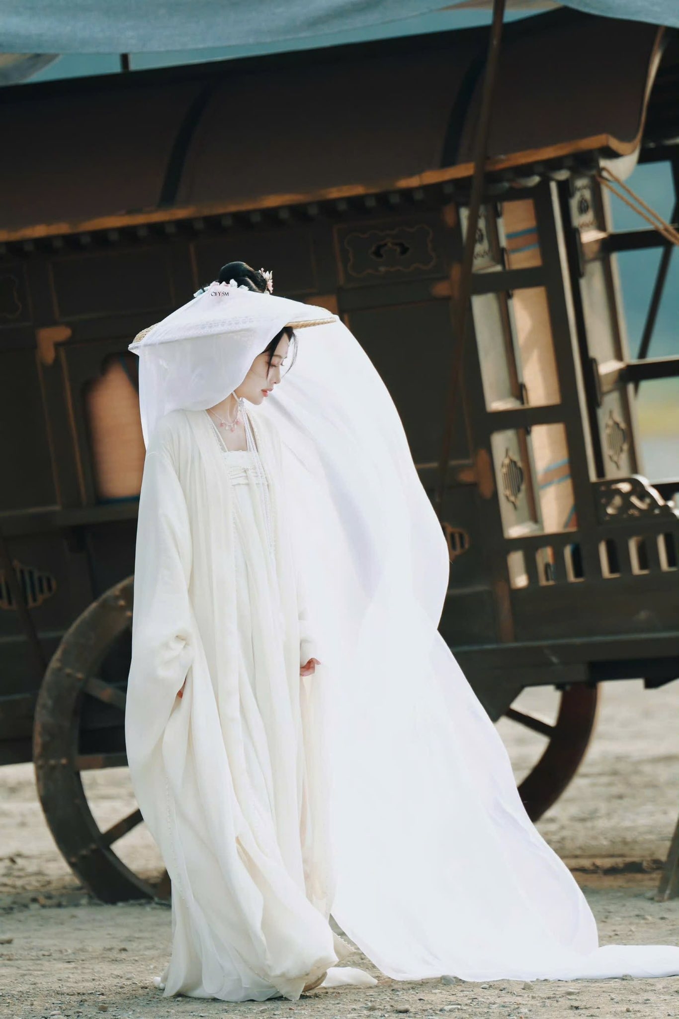 Nơi nào có mỹ nhân này nơi đó là thắng cảnh nhân gian: Nhan sắc như bước ra từ tranh cổ, đến cả gió cũng nâng niu- Ảnh 9.