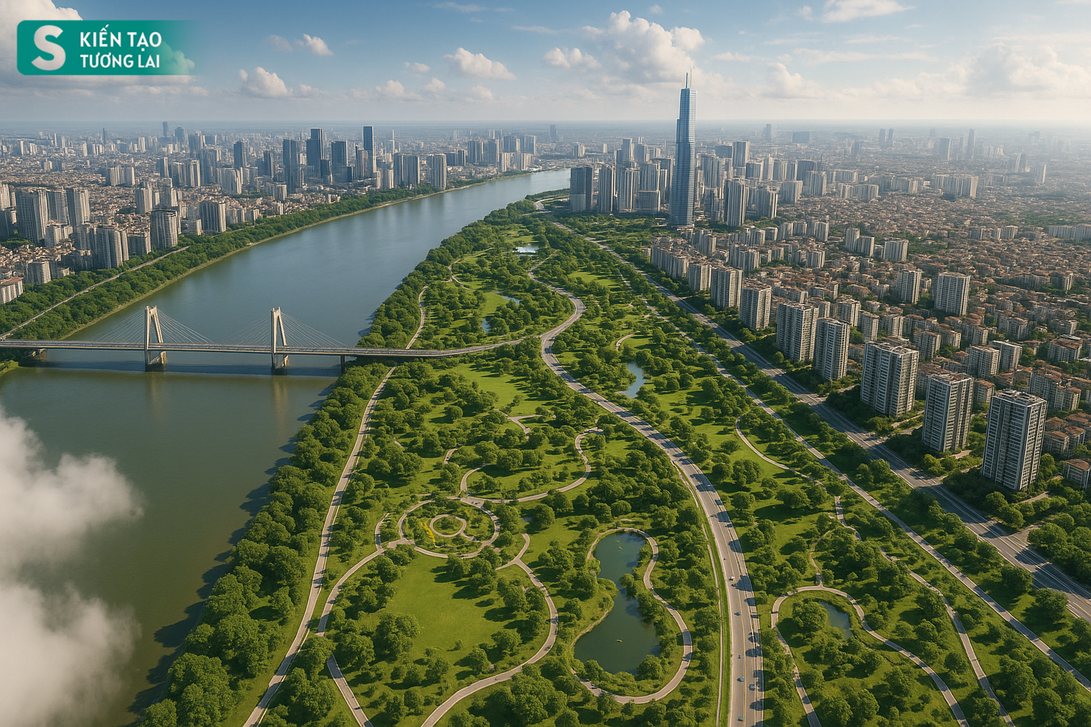 Choáng ngợp cảnh siêu dự án 7.800 ha, giá 300.000 tỷ đồng thành hiện thực, 'kỳ tích sông Hồng" ở rất gần- Ảnh 4.