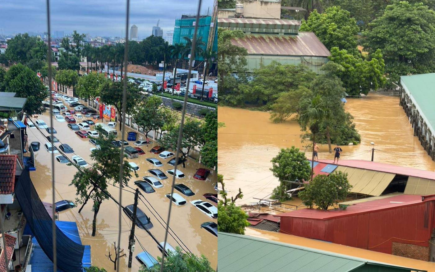 Xe máy ‘rẽ sóng’ giữa phố, tìm đường lên cao tốc tránh ngập tại Hà Nội- Ảnh 22.