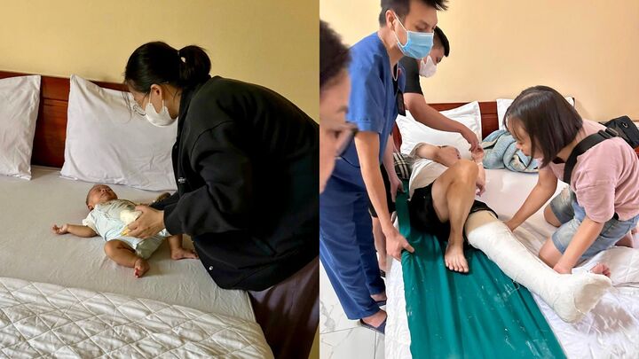 Chủ nhà nghỉ ở Thái Nguyên mở cửa miễn phí đón hơn 100 người đến tránh lũ- Ảnh 2.