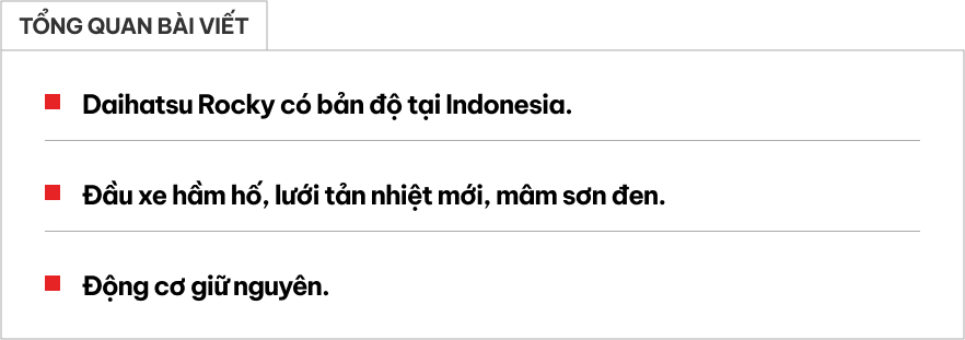 'Người anh em' của Toyota Raize có bản độ cực chất: Đầu xe hầm hố, cản trước mới, mâm sơn đen, động cơ không đổi- Ảnh 1. 'Người anh em' của Toyota Raize có bản độ cực chất: Đầu xe hầm hố, cản trước mới, mâm sơn đen, động cơ không đổi- Ảnh 1.