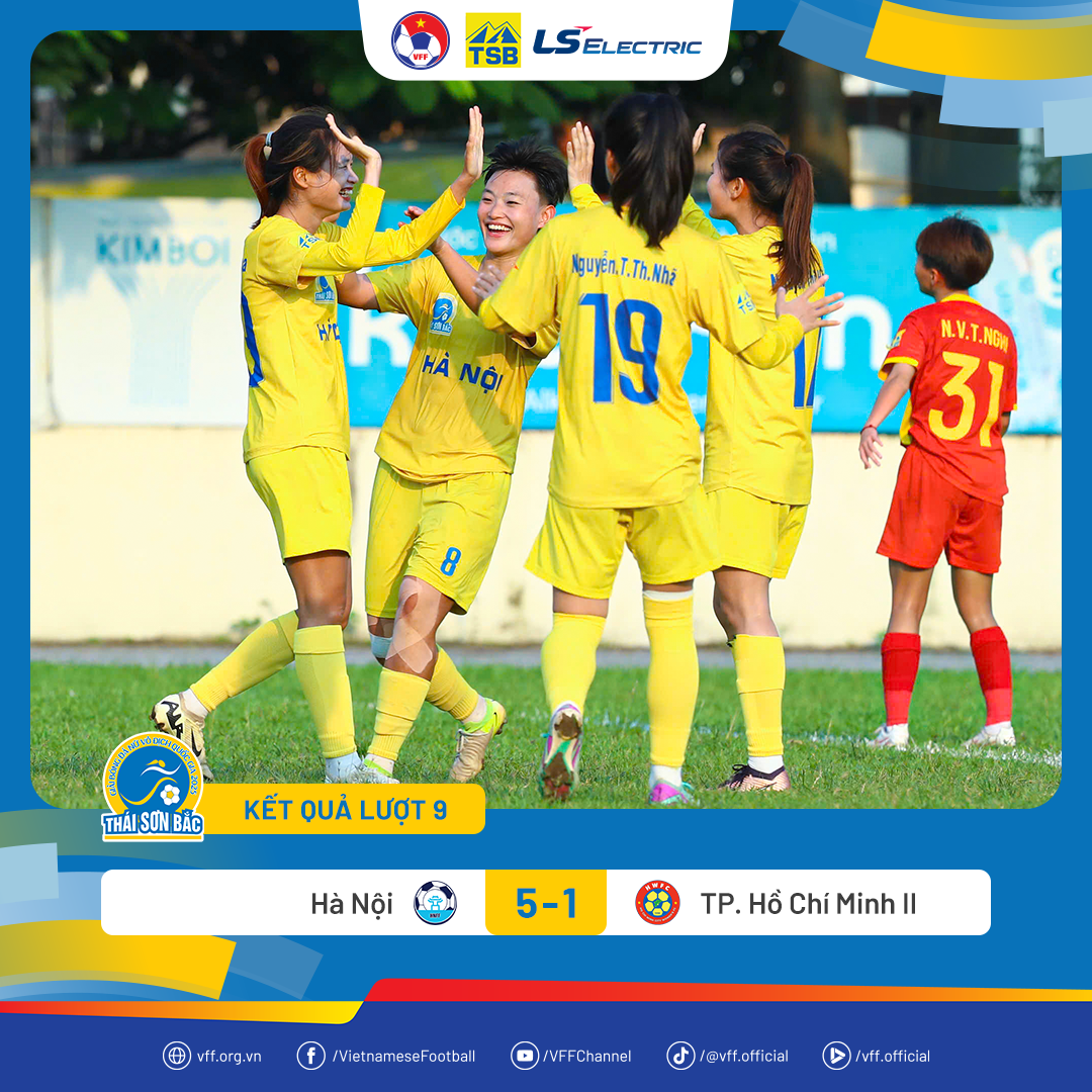 Đại thắng tới 5-1, Hà Nội áp sát ngôi đầu- Ảnh 1.