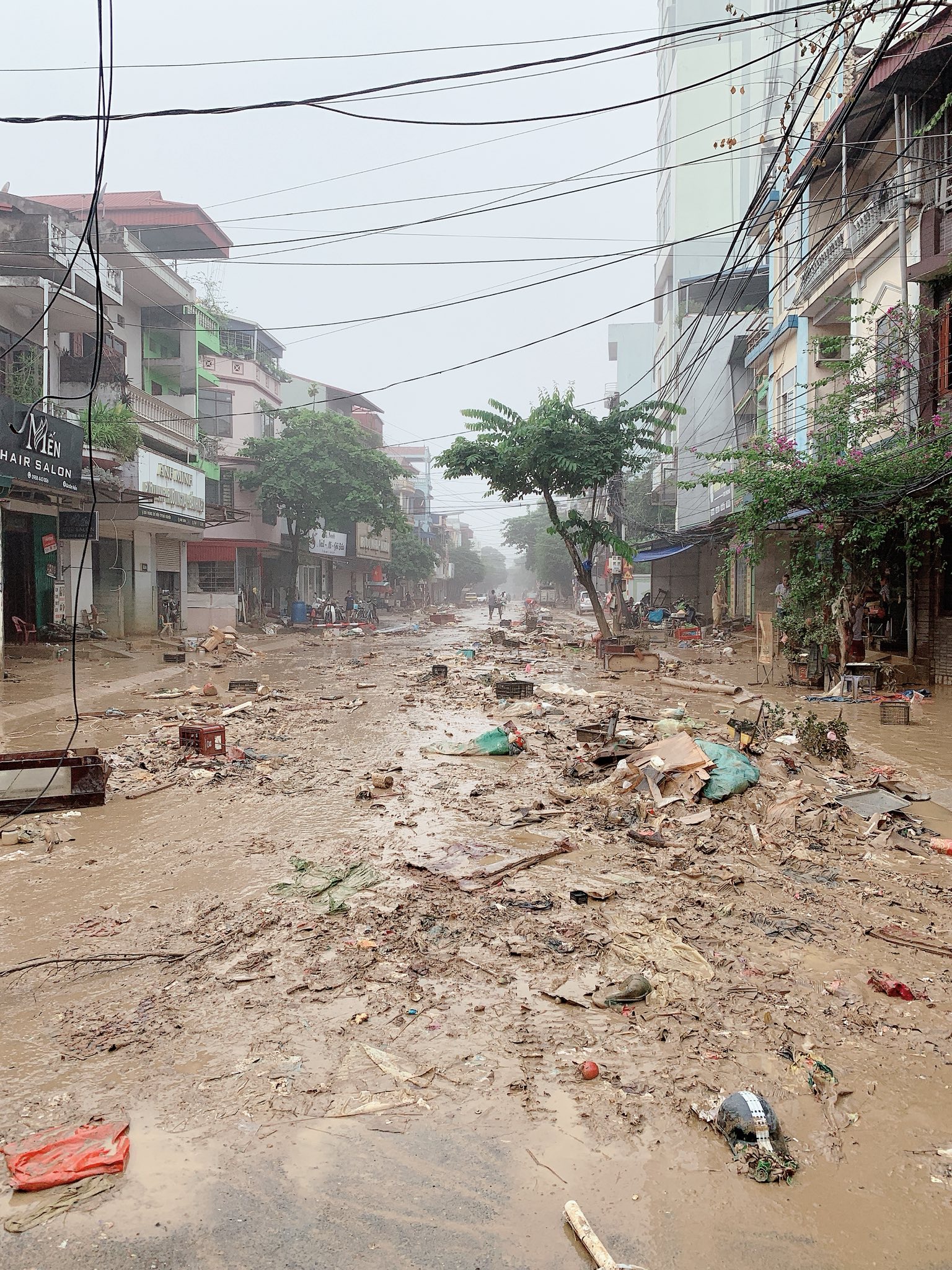 Lũ r&uacute;t, Th&aacute;i Nguy&ecirc;n hiện l&ecirc;n với một khung cảnh tan hoang đến x&oacute;t xa- Ảnh 9.