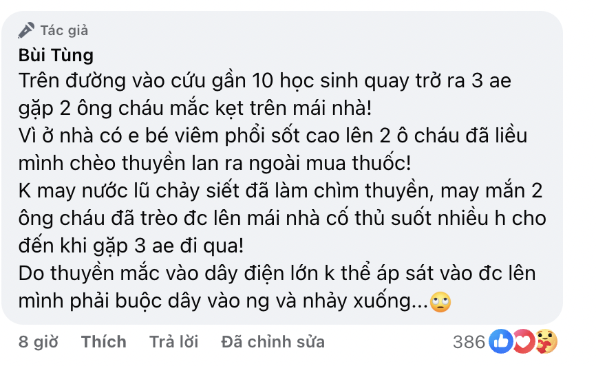"Người hùng thầm lặng" giữa dòng nước lũ: Ông bố 6 con vượt hàng trăm cây số từ Hà Nội về Thái Nguyên để hỗ trợ người dân vùng lũ- Ảnh 11.