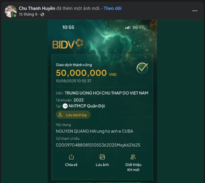 Vợ chồng Quang Hải v&agrave; Chu Thanh Huyền c&oacute; động th&aacute;i mới- Ảnh 2.