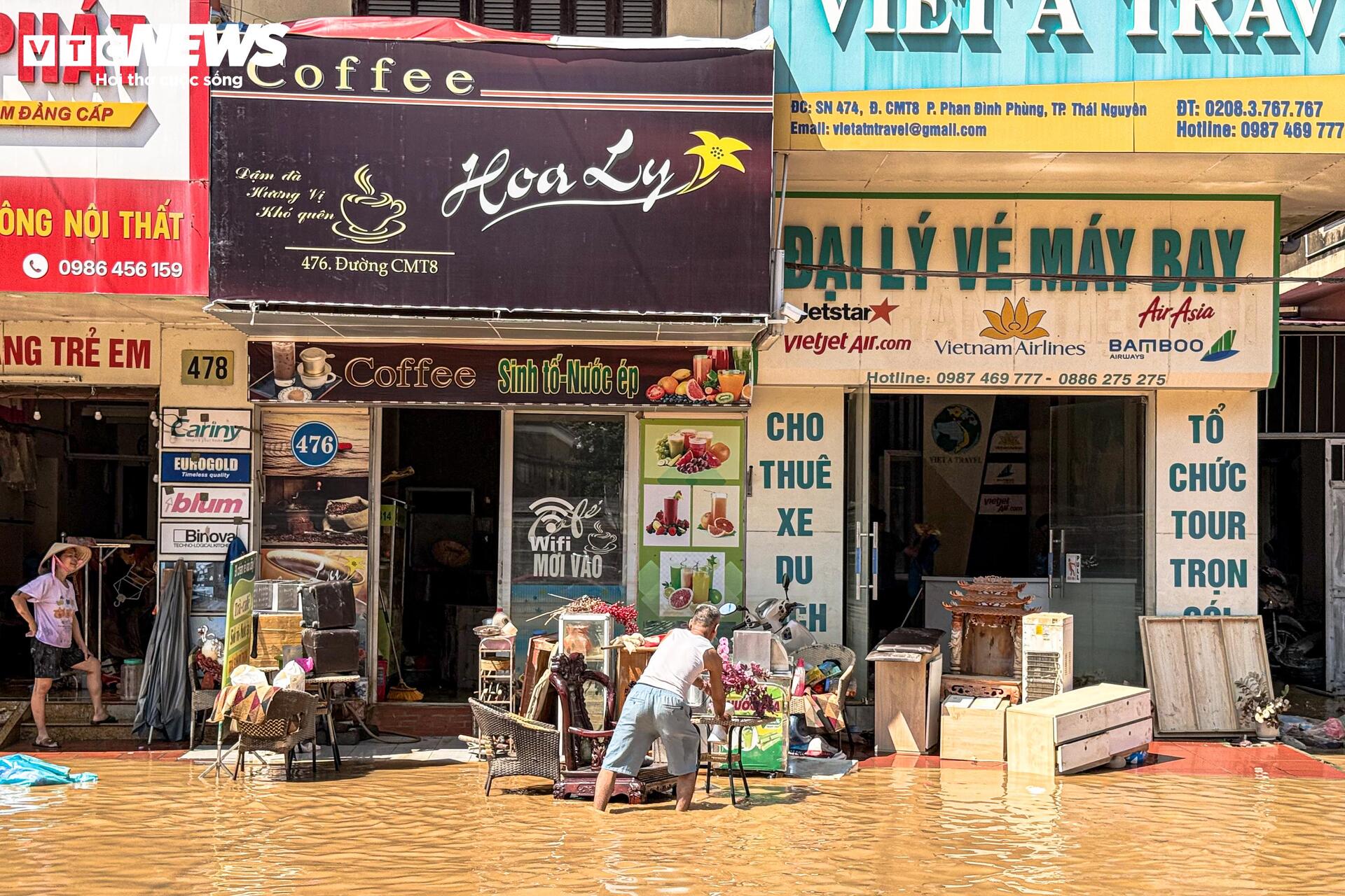 H&igrave;nh ảnh Th&aacute;i Nguy&ecirc;n tan hoang sau lũ lịch sử- Ảnh 8.