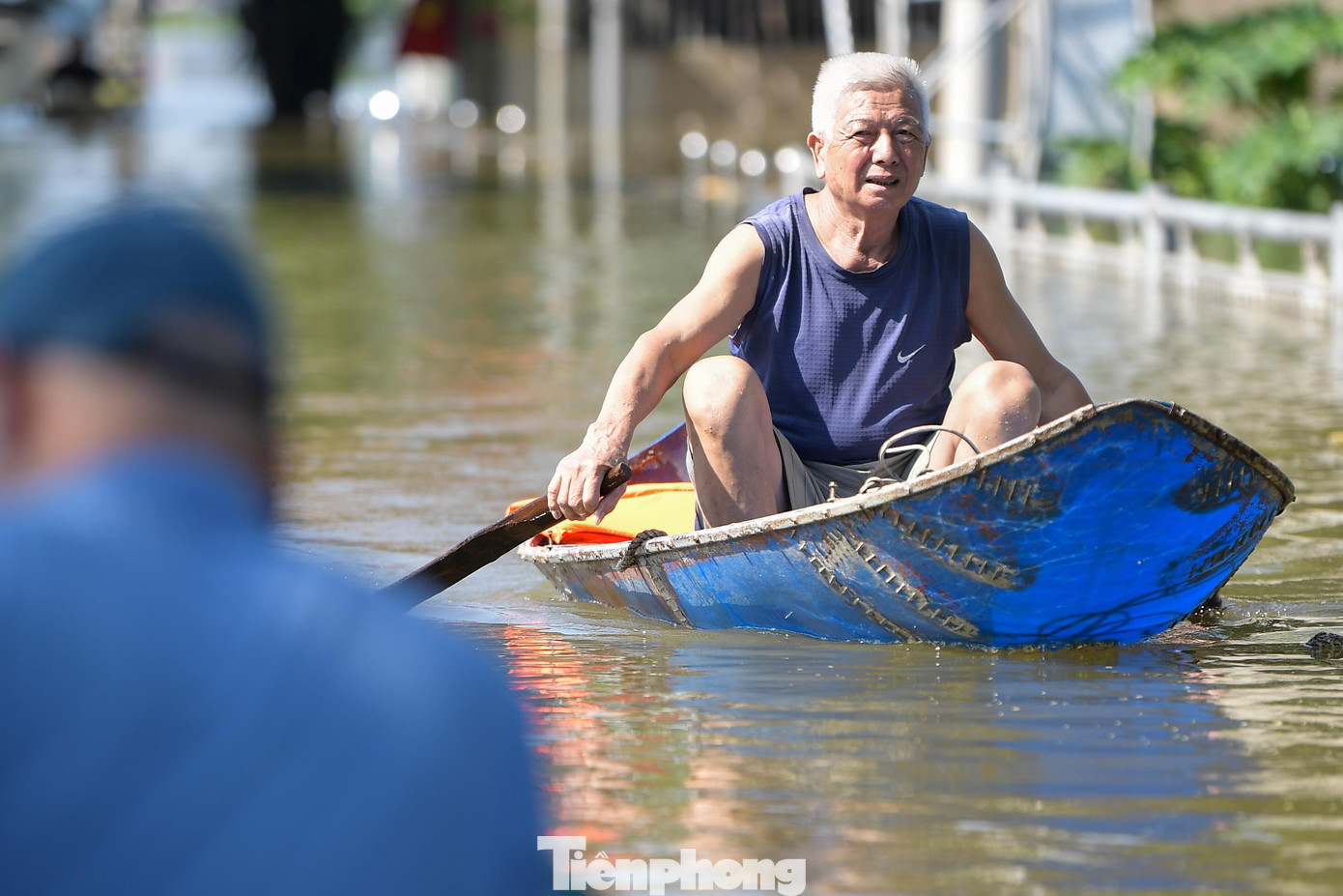 Biệt thự chìm trong biển nước, làng Quả Cảm thành "ốc đảo" giữa Bắc Ninh- Ảnh 8.
