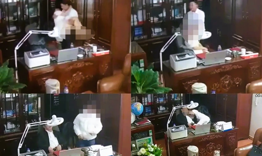 Vụ người đàn ông "thân mật" với nhiều phụ nữ ở trường THPT: Công an vào cuộc- Ảnh 1.