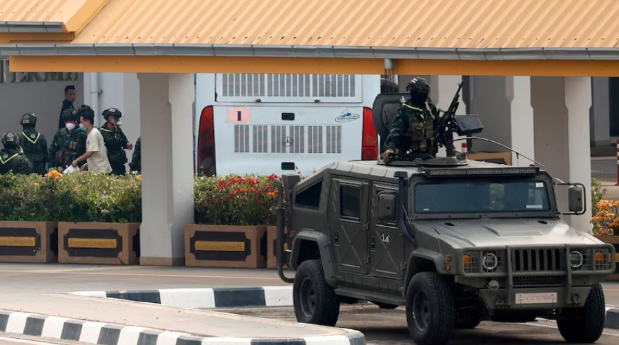 Myanmar phá hủy gần 150 công trình trong "ổ lừa đảo trực tuyến" khét tiếng- Ảnh 1. Myanmar phá hủy gần 150 công trình trong "ổ lừa đảo trực tuyến" khét tiếng- Ảnh 1.