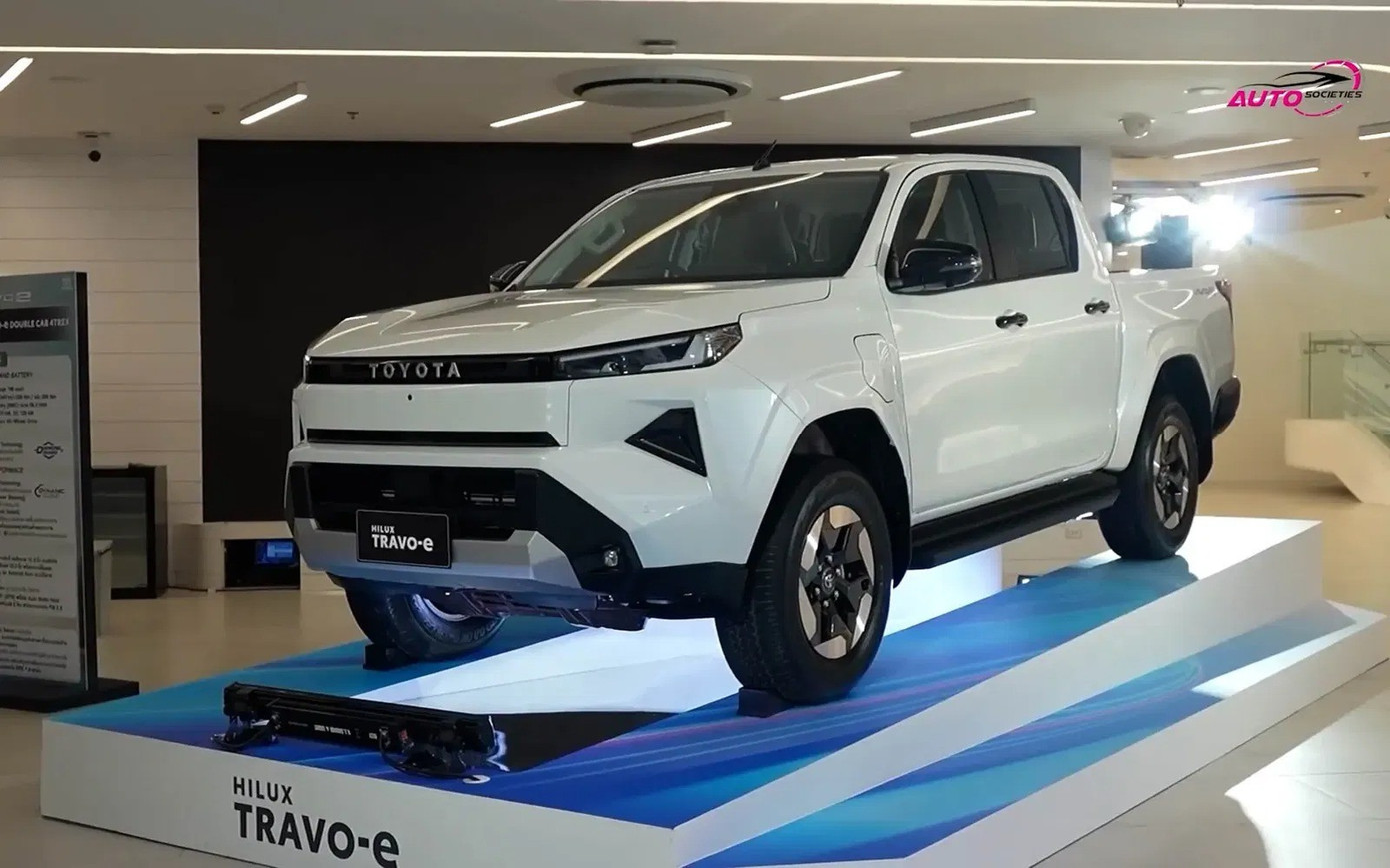 Ảnh thực tế bán tải điện đầu tiên của Toyota- Ảnh 11.